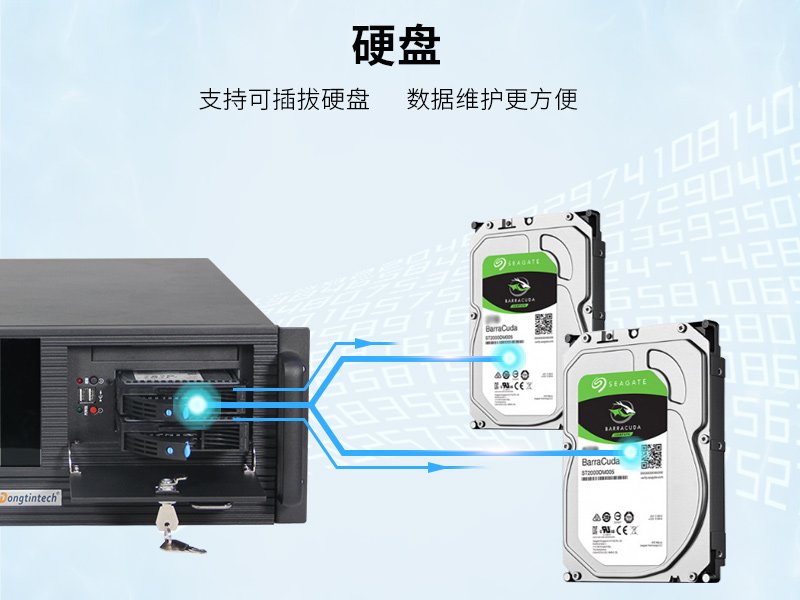 酷睿8代4U一體工控機|多串口工業主機|DT-4000-WQ370MA