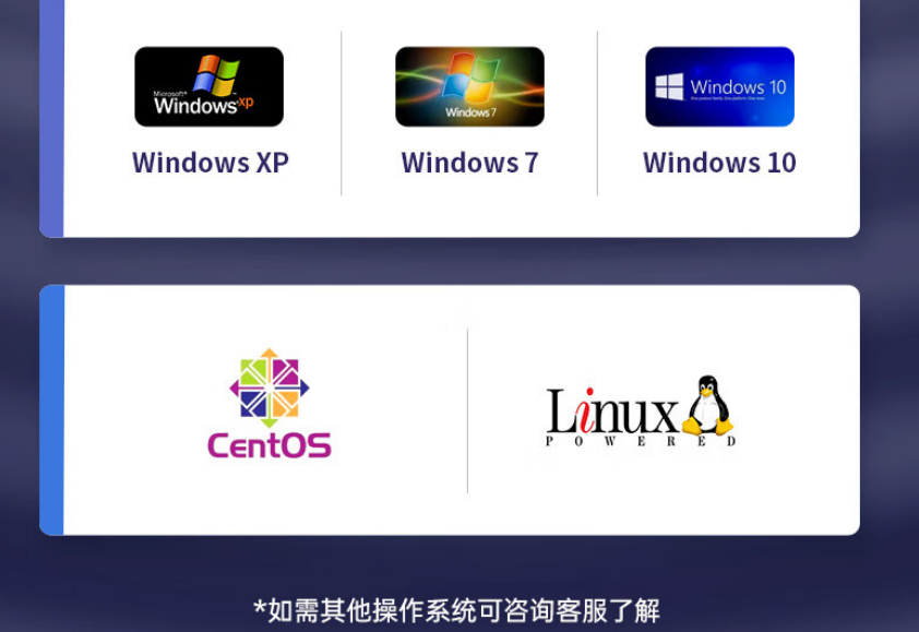 它還支持多種操作系統，具有極強的兼容性，支持WindowsXP操作系統，兼容Labview軟件。