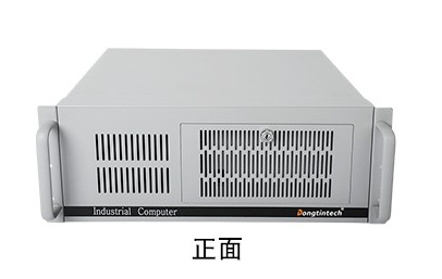 這款工控機整體機身為灰白色，簡單大氣，成熟穩重，采用的鍍鋅材質保證了機身的安全性。