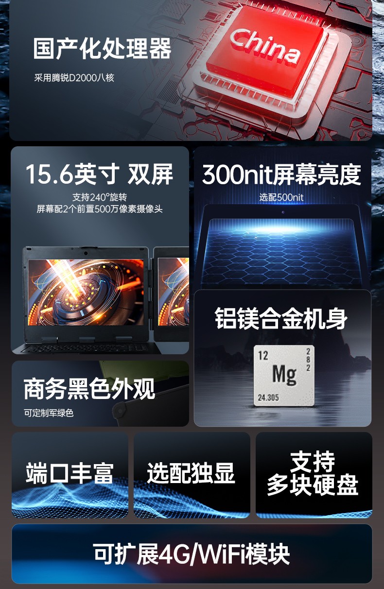 國產化加固便攜機,上翻雙屏筆記本,DT-S1425CU-FD2K.jpg
