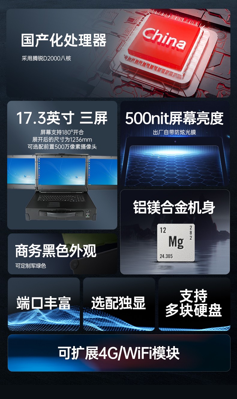 國產化加固便攜機,上翻三屏筆記本,DT-S1437CU-FD2K.jpg