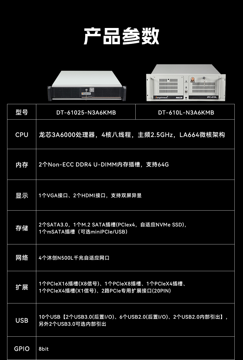 國產龍芯多網口工控機,雙顯工業主機電腦,DT-61025-N3A6KMB.jpg