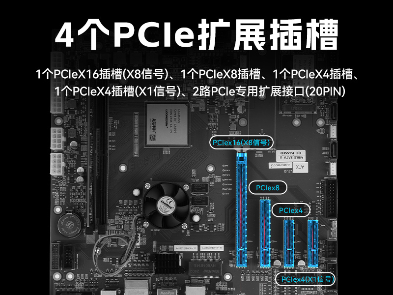 國產龍芯多網口工控機|雙顯工業主機電腦|DT-61025-N3A6KMB