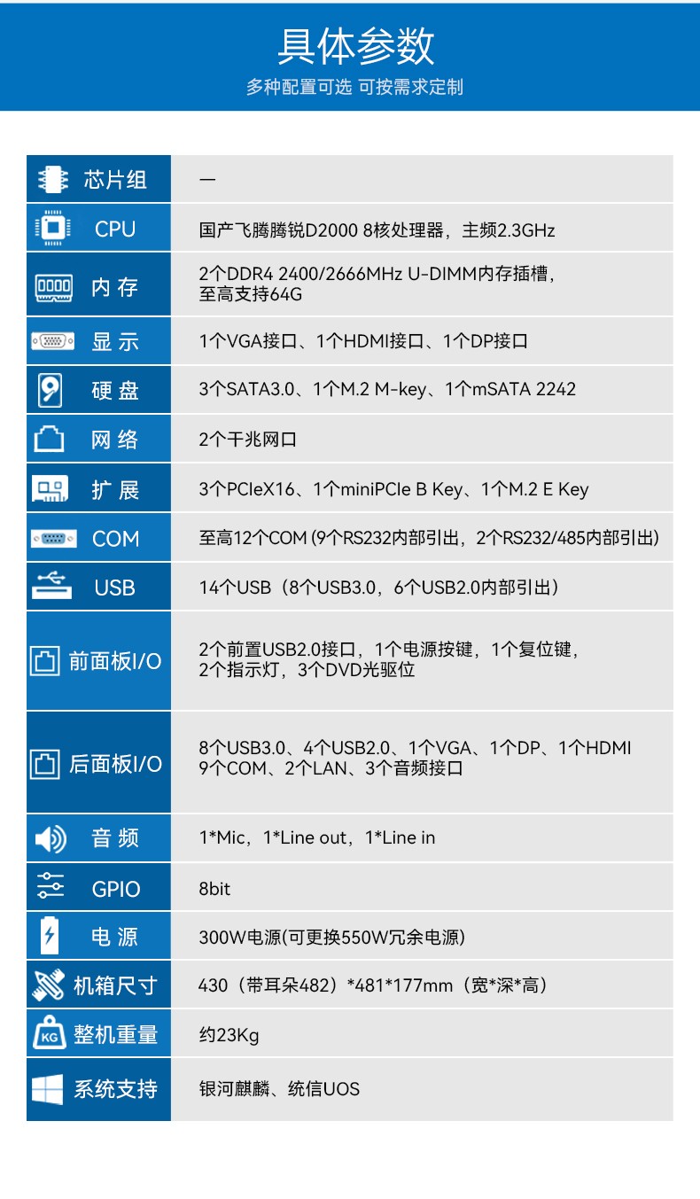 飛騰D2000國產安全工控機,數據加密,電力/軌道交通專用主機,DT-610L-TD2KMB .jpg