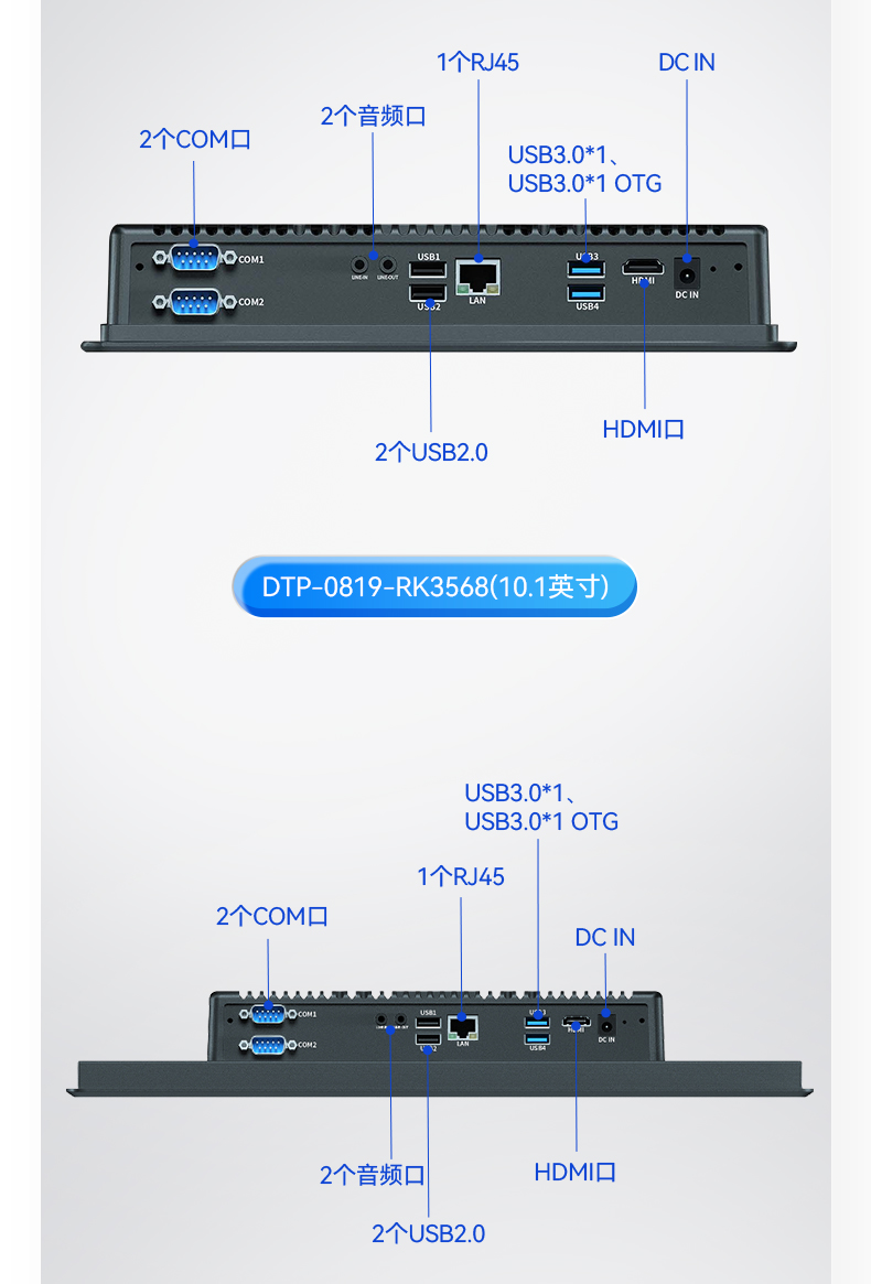 15.6寸工業無風扇平板電腦,國產瑞芯微嵌入式一體機,DTP-1569-RK3568.jpg